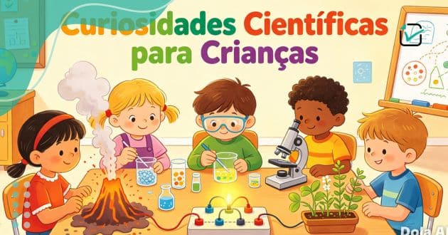Curiosidades científicas para crianças
