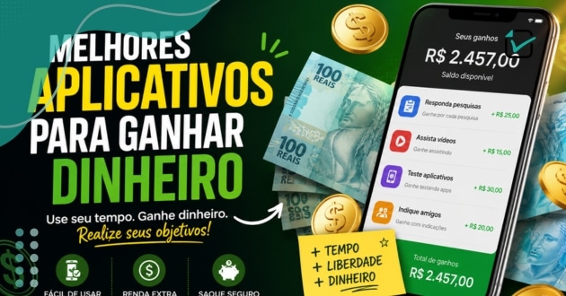 Melhores aplicativos para ganhar dinheiro