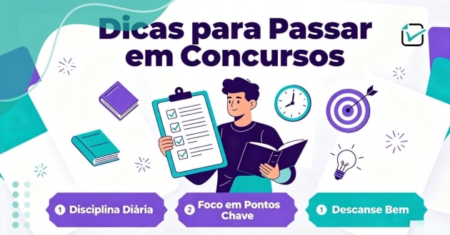 Dicas para passar em concursos