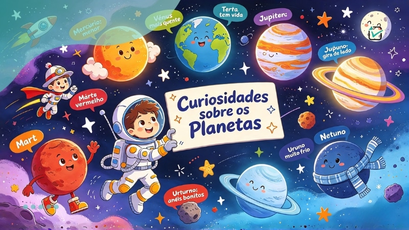 Fatos curiosos sobre os planetas Fatos curiosos sobre os planetas